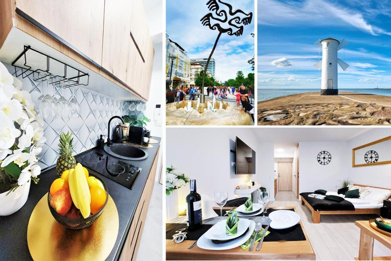 Apartment Mit Blick Auf Den Park - Apartament Mariw Matejki 17 Z Widokiem Na Park 슈비노우이스쳬 외부 사진